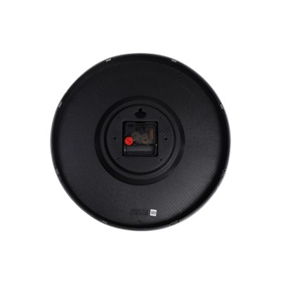 Часы настенные 30 см / WS-7561B /уп 20/черные