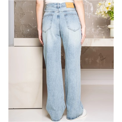 Джинсы #КТ6176, голубой