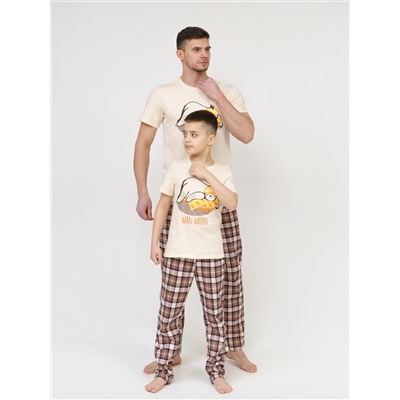 М28/3Д Пижама детская "Бежевый"