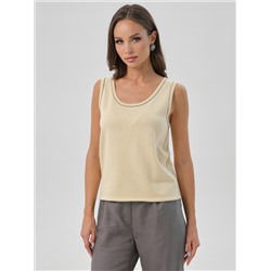 Топ вязаный без рукавов