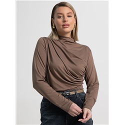 Лонгслив Тайна сердца (коричневый) Б15510-7М