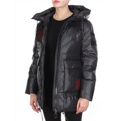 8912 BLACK Куртка зимняя женская CORUSKY (200 гр. холлофайбера)