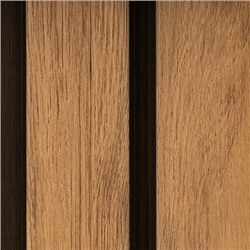 Панель стеновая декоративная реечная 128х11 S1302-109L /уп 26шт.