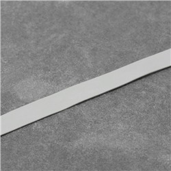 Резинка латексная гладкая, 7 мм, 50 м, белая