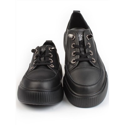 05-SD8-3D BLACK Кроссовки женские (натуральная кожа)