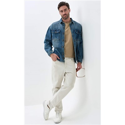 Куртка джинс F611-1282 m.blue