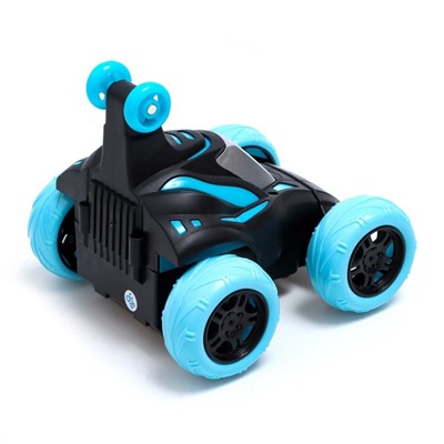 УЦЕНКА Машина-перевёртыш радиоуправляемая «Трюкач», свет, работает от аккумулятора, цвет МИКС