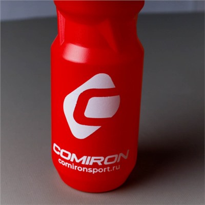 Бутылка для воды COMIRON "Advance" с одноцветным принтом. Красная. 850 мл. /711615 /FWCPE-281Сr / уп 1