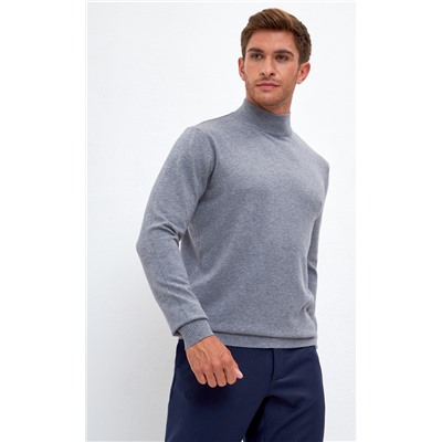 Водолазка мужская F121-01-870 серая меланж