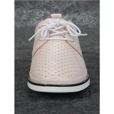 03-PDXL94-2 PINK Полуботинки женские (натуральная кожа)