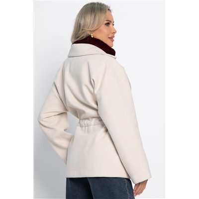 Пальто-пиджак (бежевый) Б15086-7М
