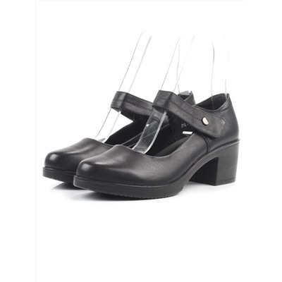 06-DHL104-D1 BLACK Туфли женские (натуральная кожа)