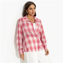 Рубашка свободного кроя, Цветущее очарование (яркая)