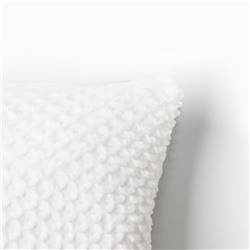 Подушка декоративная «Этель. Квадрат», 40×40 см, белая