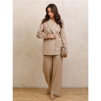 Брюки бежевые со стрелками