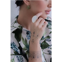 16500 Кольцо с белой вставкой