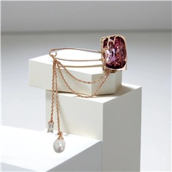 Брошь с кристаллами Swarovski