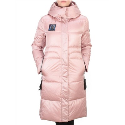 9110 PINK Пальто зимнее женское FLOWERROVE (200 гр. холлофайбера)