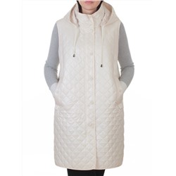 802 LT. BEIGE Жилет утепленный женский (50 гр. синтепон)