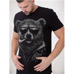 Футболка Медведь с сигарой