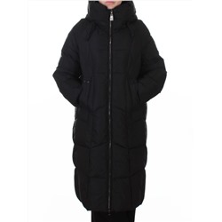 8855 BLACK Пальто зимнее женское (200 гр. холлофайбер)