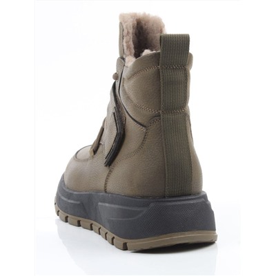 04-WB012-2M SWAMP Кроссовки зимние женские (натуральная кожа, 100% шерсть)