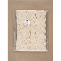 Кружево вязаное, 25 мм, 15±1 м, бежевое