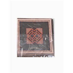 Платки носовые мужские «Этель», 30×30 см, набор 12 шт., 100% хлопок, коричневые, рисунок МИКС