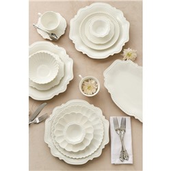 Пирожковая тарелка Magistro «Сюита», d=21 см, фарфор, белая