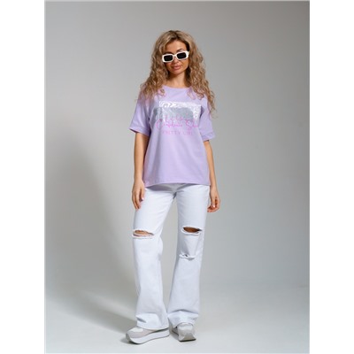 940/1 Футболка  "Лиловый"