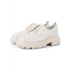 03-5928-5 BEIGE Полуботинки женские (натуральная кожа)