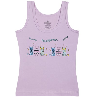 4338 Майка для девочек многоцвет (BAYKAR)