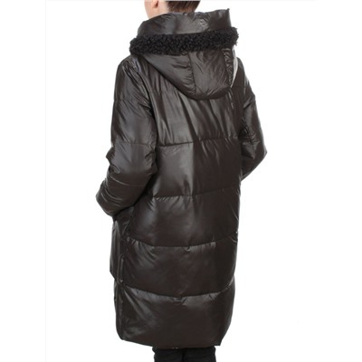 21-982 BLACK Куртка зимняя женская AIKESDFRS (200 гр. холлофайбера)