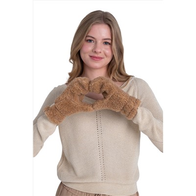 Варежки меховые на резинке СAMEL