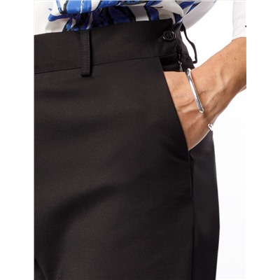 Брюки из плотной эластичной ткани из хлопка с нейлоном