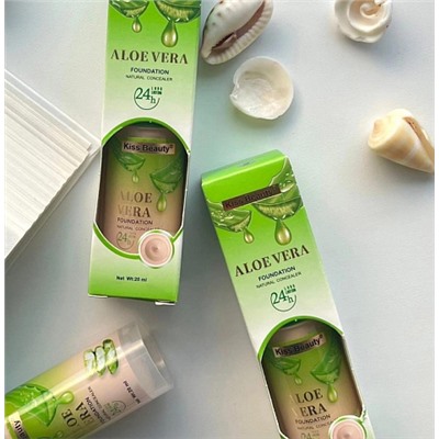 Консилер со спонжем Kiss Beauty Aloe Vera 20мл Оттенок №1