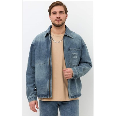 Куртка джинс F511-1253-1 l.blue