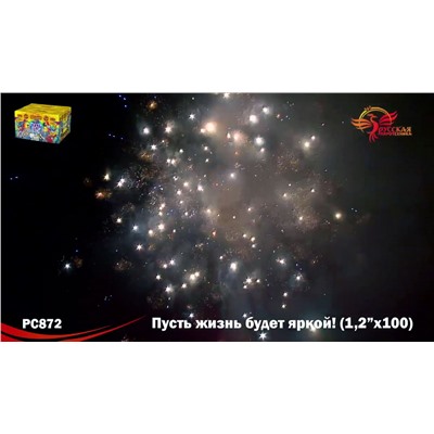 Фейерверк РС8721 Пусть жизнь будет яркой! (1,2" х 99)
