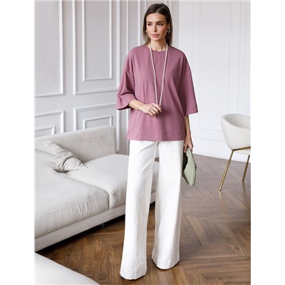 Свободная футболка из эластичного хлопка