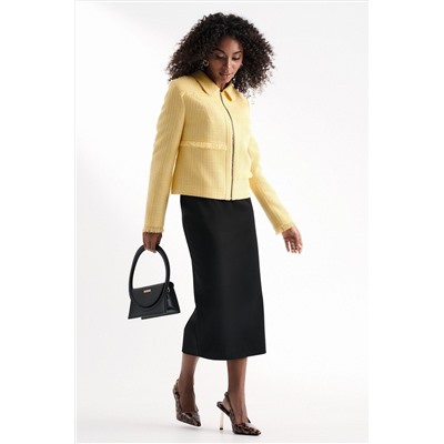 Lissana 5002 желтый_черный, Юбка,  Жакет