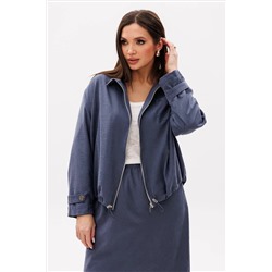 Костюм юбочный 5079 черничный