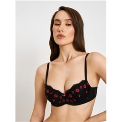 Бюстгальтер T-Shirt жен. Longina черный Infinity Lingerie