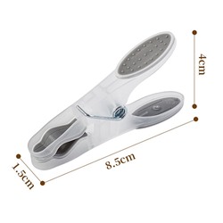 Усиленные прищепки с силиконовыми вставками 30 шт. 8,5*4 см.