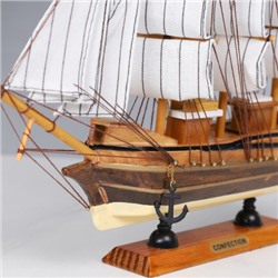 Макет парусного корабля 32х32 см / 6806G /уп 18/