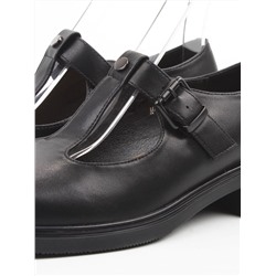 06-M47-15 BLACK Туфли женские (натуральная кожа)