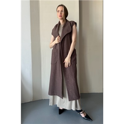 Жилет  LAMB079/01/Кофейный