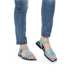 08-PEY183-5 LIGHT BLUE Босоножки женские (натуральная кожа)