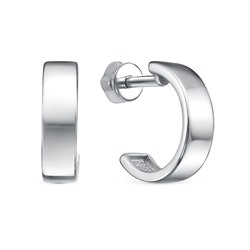 Серьги родированные серебро 925*