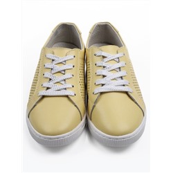 03-XH26-5 YELLOW Полуботинки летние женские (натуральная кожа)