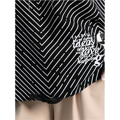 Блуза Ханна (черная) Б15461-20М